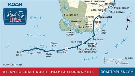 map of overseas highway.